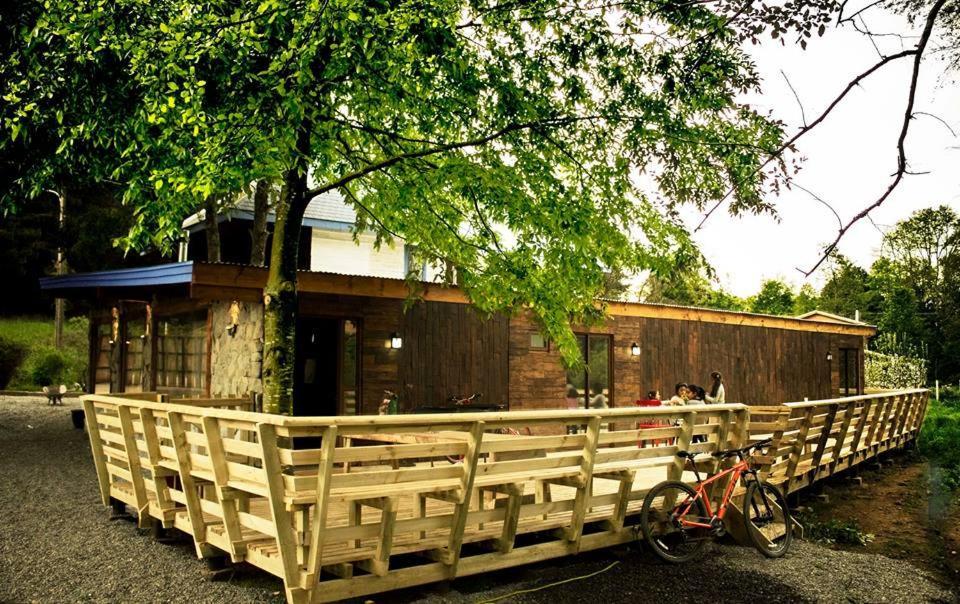 Cabana & Loft El Laurel テムコ エクステリア 写真